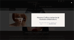 Desktop Screenshot of maxancecoiffure.be